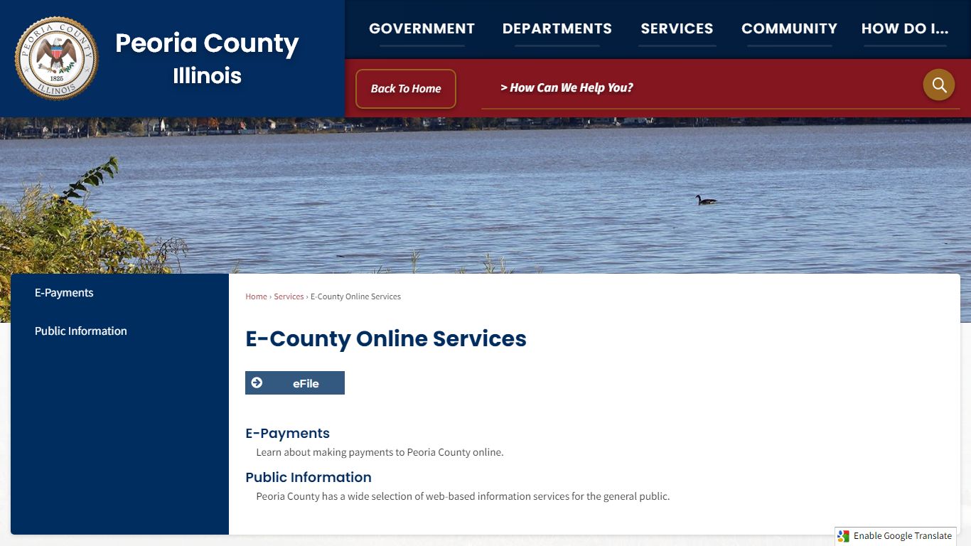 E-County Online Services | Peoria County, IL