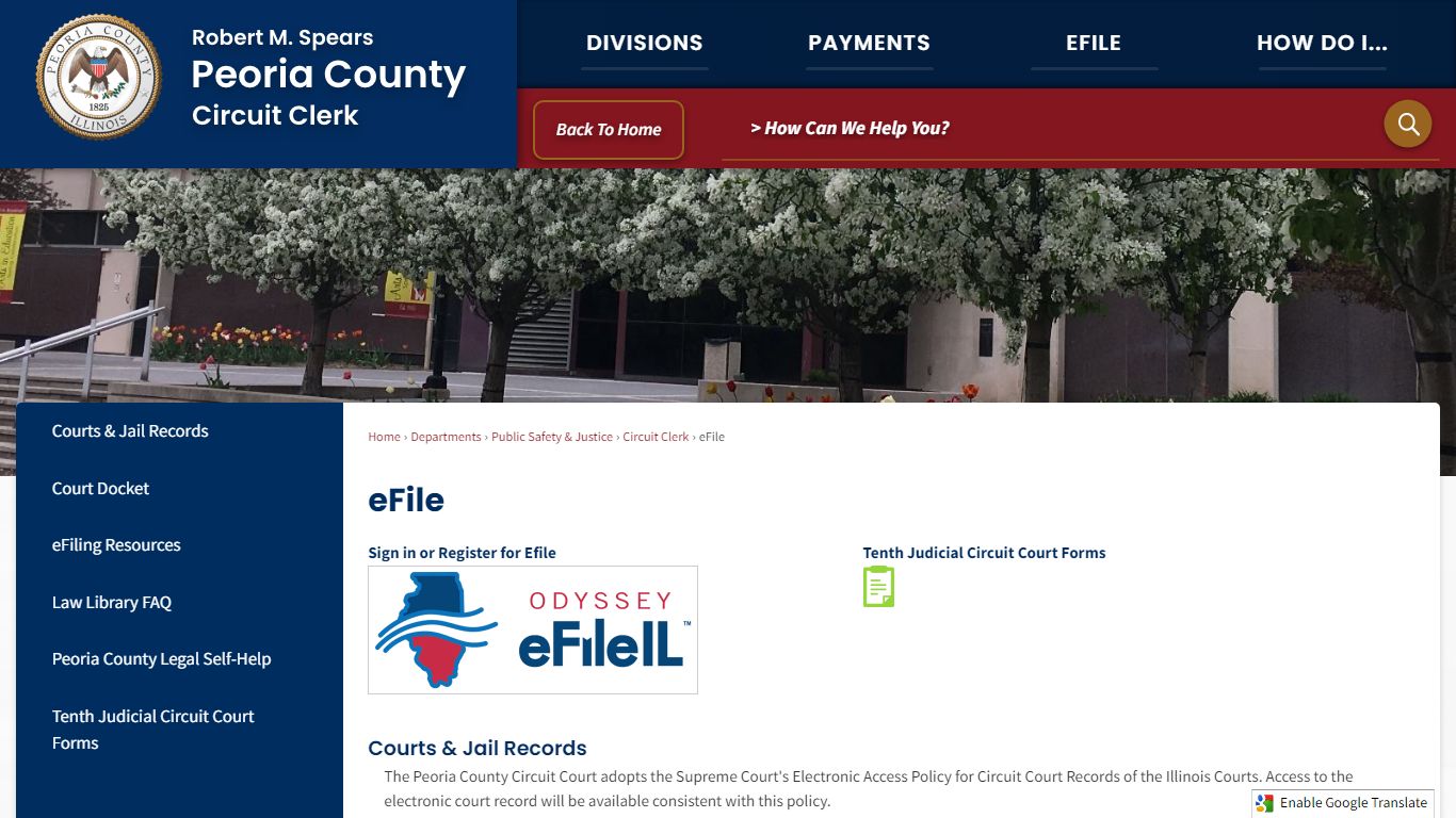 eFile | Peoria County, IL